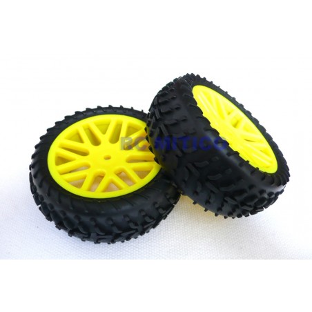 06009V - 06102 - Ruedas DELANTERAS dibujo V x2 pcs