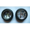 06026 - Ruedas Taseras Buggy 1/10 cromadas x2 uds.