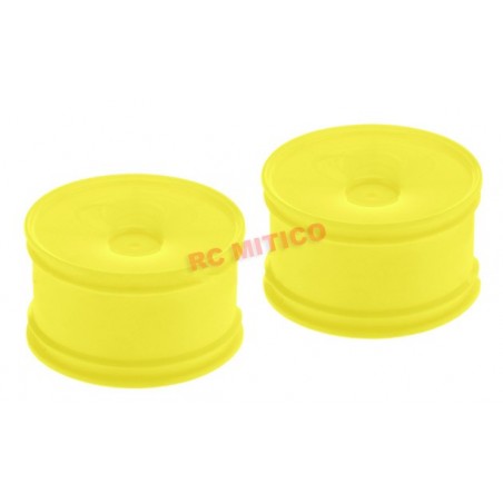 06031 - Llanta LENTICULAR AMARILLA - buggy 1/10 x2