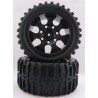 8020 - Ruedas color NEGRO con TACO Monster Truck 1/10 x2 uds.