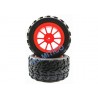 8029 - Monster Truck 1/10 Tires - Orange x2 pcs