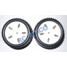 83704 - Rueda color BLANCO para Truggy 1/16 x2