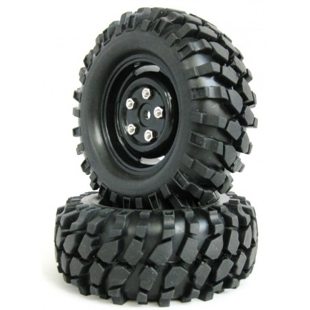 210071 - Ruedas Crawler con Foam 108 mm - Negra x2