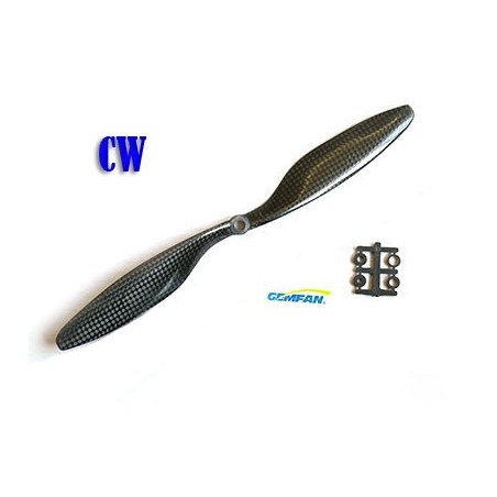 Pala 10x4.5 - Fibra de carbono - CW - 1 Unidad