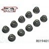 R019401 - Nut M4 with serrated flanged x10 uds.
