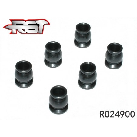 R024900 - Pivot ball 4.9 mm double bevel shoulders