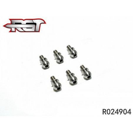 R024904 - Ball end 4.9x4 mm H2.0 - 6 uds.