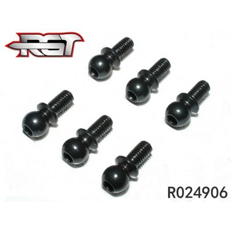 R024906 - Ball end 4.9x6 mm - 6 uds.