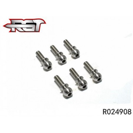 R024908 - Ball end 4.9x8 mm - 6 uds.