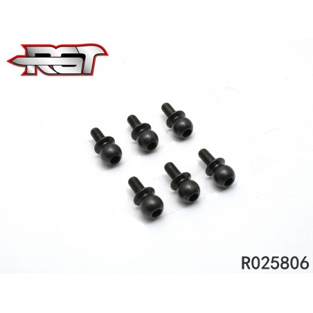 R025806 - Ball end 5.8x6 mm - 6 uds.