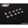 R040365 - Arandelas de aluminio 3x6x5 mm - 10 uds.