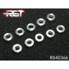 R040366 - Alu washer 3x6x1.5 mm - 10 uds.
