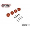 R125012 - Option alu wheel hub x4 uds.
