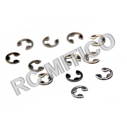 18036 - E-Clips Diametro 2.5 mm - 12 uds.