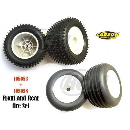 105053+105058 - SET Ruedas CARSON 2WD x4 uds.