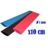 Tubo termoretractil Rojo y Negro - 10 cm - 1 mm