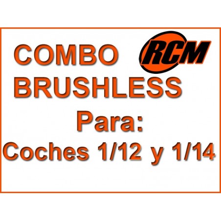 Brushless combo 1/12 and 1/14 + Motor 3800 kv + ESC 80A