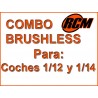 Brushless combo 1/12 and 1/14 + Motor 3800 kv + ESC 80A