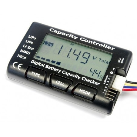 Indicador de voltaje 7 en 1 - Li-Po - Li-Fe - NiMh