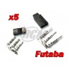 Futaba Connectors (5 Pairs)
