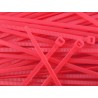 Nylon tie zip 100 mm - RED x20 pcs
