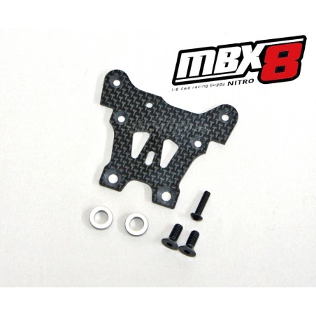 E2158 - Front Upper Steering Plate CARBON FIBER