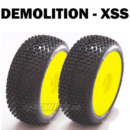SP08900 - Buggy 1/8 Tires - DEMOLITION - Super Soft x2 pcs