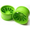 08008 - Llantas para Monster 1/10 Verdes x2 uds.