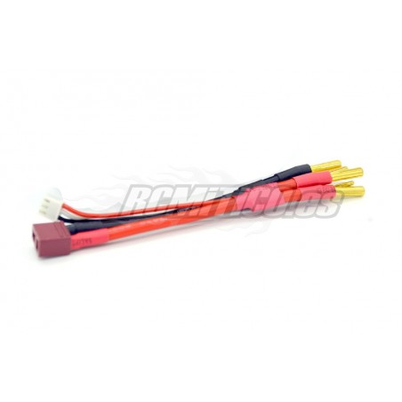 Balance wire for 2S LiPo - Dual Banana 4.0 mm