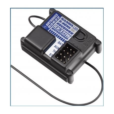 Sanwa Receiver RX-371WP - 3ch 2.4 GHZ FH2 (WATERPROOF)