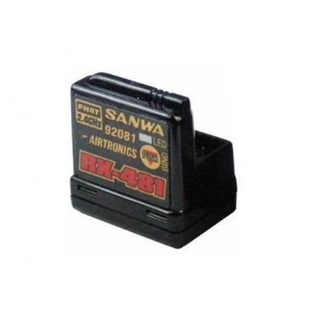 Sanwa Receiver RX-481 - 4 CHANELS 2,4GHZ FH4/3 BUILT-IN ANTENA