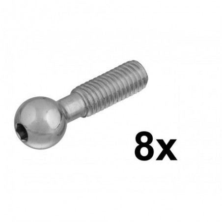 ROTULAS TRAPECIO EN TITANIO SET (8u.) OPC. MRX-5 MUGEN