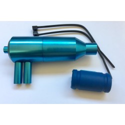 CVEC Z165 Pipe Exhaust Muffler Nitro .21 - Blue