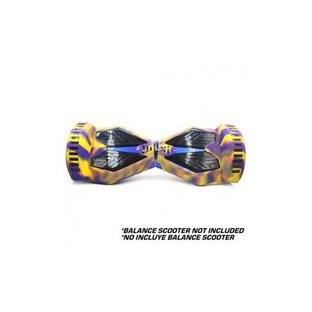 Funda de silicona CAMO AMARILLO/PURPURA - BALANCE 8"