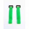 Velcro zip GREEN 27 cm x2 pcs