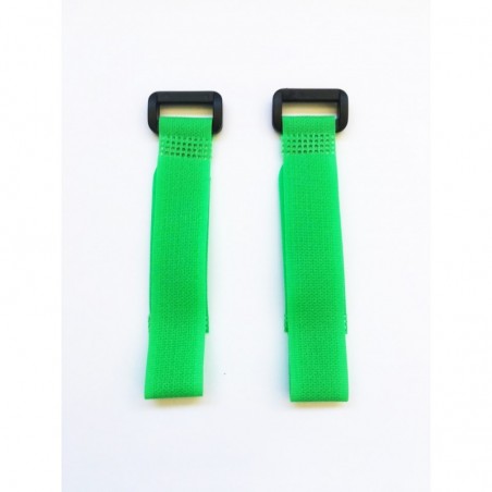 Velcro zip GREEN 20 cm x2 pcs
