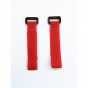 Velcro zip RED 20 cm x2 pcs
