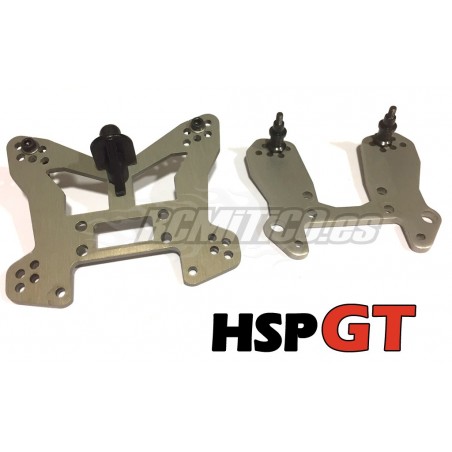Front and Rear shock tower SET for HSP GT