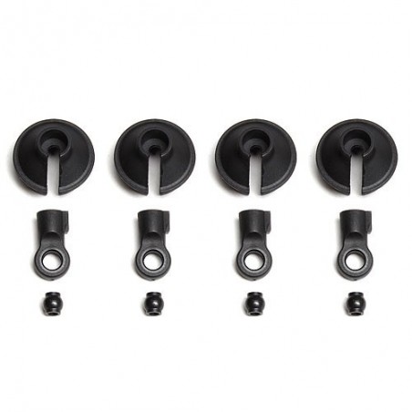 AS81193 - Associated RC8B3/3.1 Shock Rod End and Spring Cup