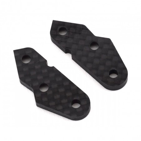 E2168 - Piezas carbono V2 -3 mm manguetas delanteras Mugen MBX8