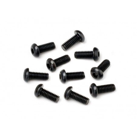 114761 - Tornillo cabeza de boton M2.5x6mm x10 uds.