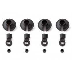 AS81194 - Shock Rod End and Spring Cup 20mm RC8B3/3.1