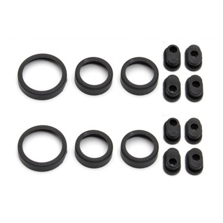 AS81078 - Plasticos de manguetas traseras RC8B3/3.1