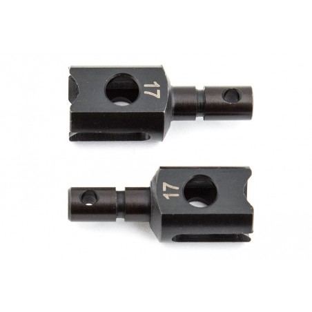 AS81012 - Diff. outdrives 17mm front/center RC8B3/3.1