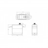 Servo SRT CH6020 HV Coreless 20kg 0.09s. - 1/8