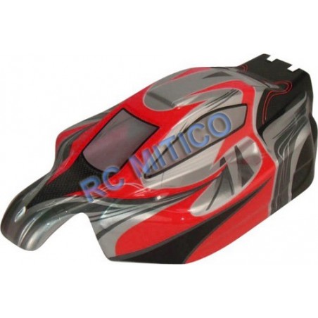 10729N - Body for Nitro Buggy Buggy 1/10 - Red
