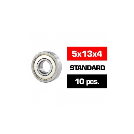 5x13x4mm HS Metal Shielded Bearing SET x10 pcs