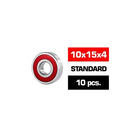 10x15x4mm HS Rubber Sealed Bearing SET x10 pcs