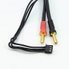 Charge cable Lead 30cm 2S Battery with bullet connector 4 and 5 mm