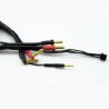 Charge cable Lead 60cm 2S Battery with bullet connector 4 and 5 mm